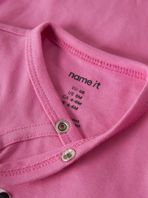 NAME IT Kortærmet Wrap BodyVubie Strawberry Moon Ladybug